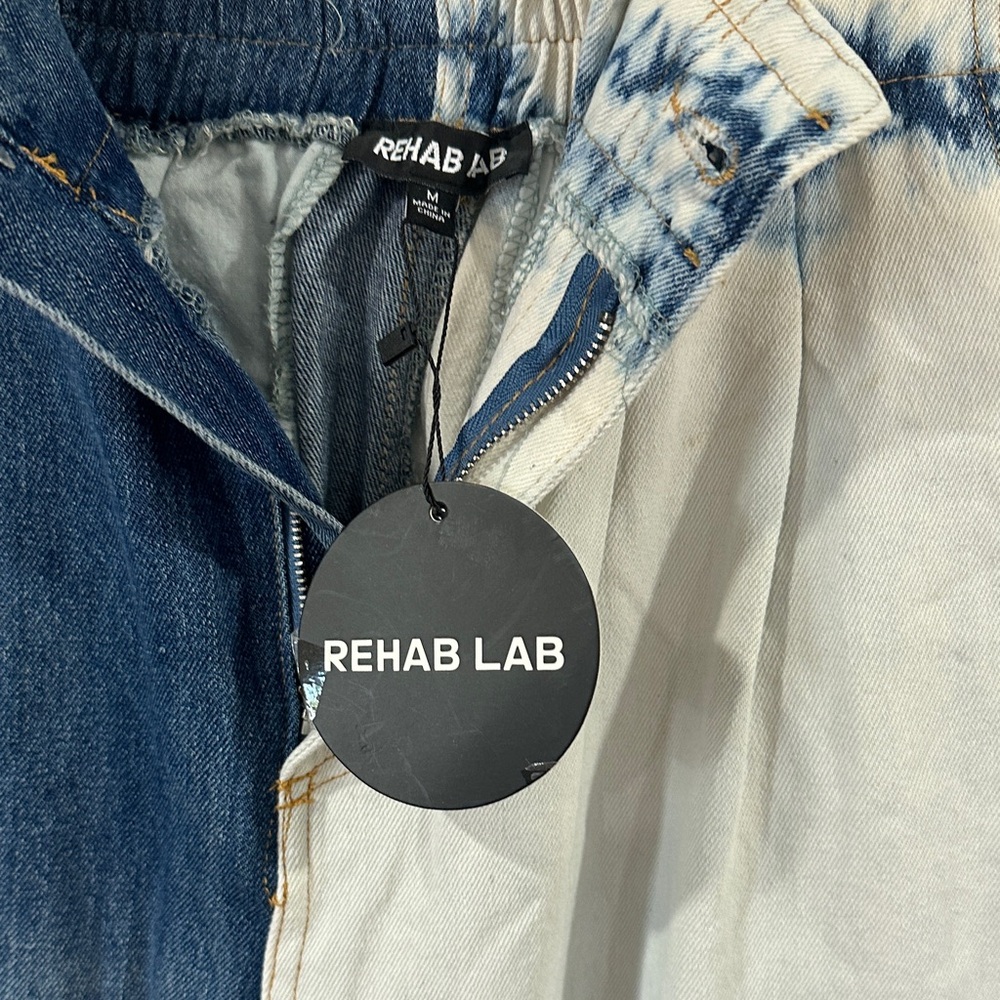 High Rise Two-Tone Jeans size M - Picture 6 of 14